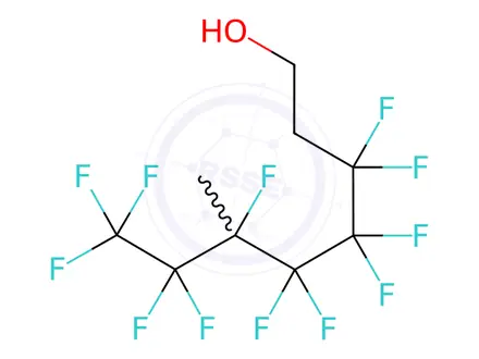 Chemical structure of Perfluoro-C8-14-alkylalcohols