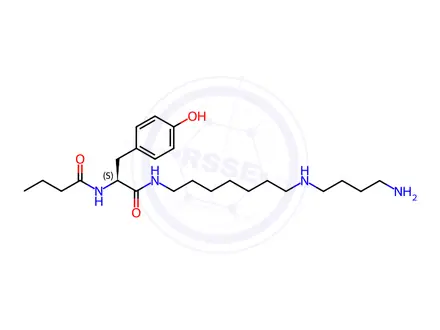 Chemical structure of Philanthotoxin 74