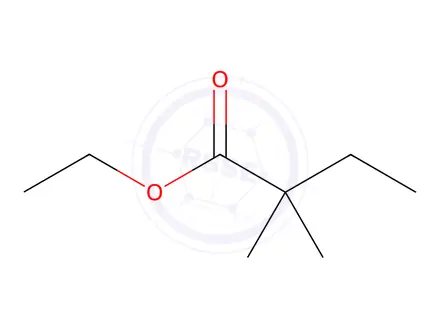 Chemical structure of Butanoic acid, 2,2-dimethyl-, ethyl ester