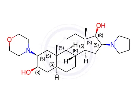 Chemical structure of Rocuronium Bromide Impurity 45