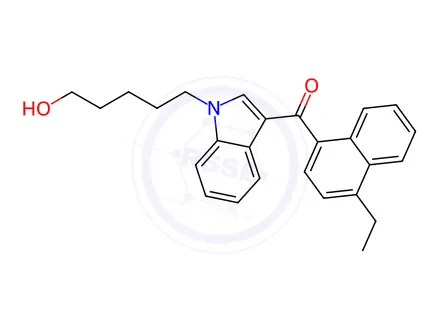 Chemical structure of JWH-210 5-Hydroxypentyl