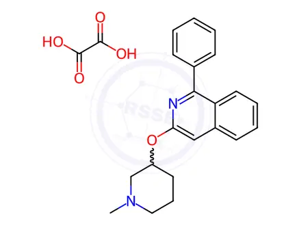 Chemical structure of Isoquinoline 2-(3-((1-methylpiperidin-3-yl)oxy)phenoxy)-2-oxoacetate