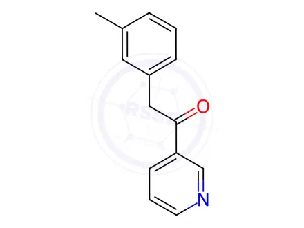 Chemical structure of 1-(PYRIDIN-3-YL)-2-M-TOLYLETHANONE