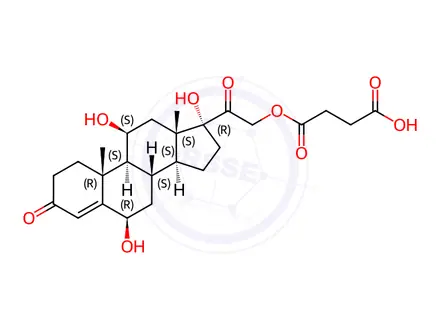 Chemical structure of Hydrocortisone Impurity 51