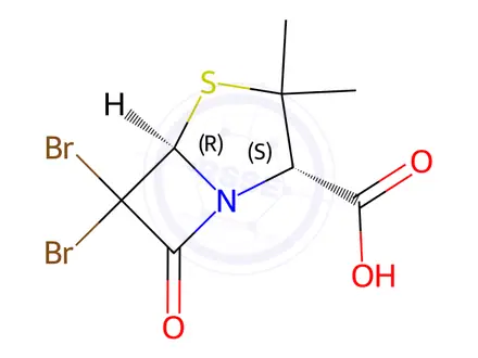 Chemical structure of Sulbactam impurity F