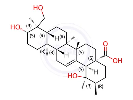 Chemical structure of I1exo1ic acid