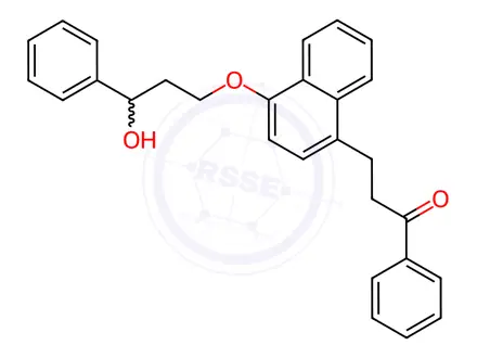 Chemical structure of Dapoxetine impurity 43