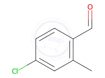 Chemical structure of 4-Chloro-2-methylbenzaldehyde