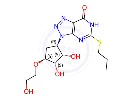 Chemical structure of Ticagrelor Impurity G