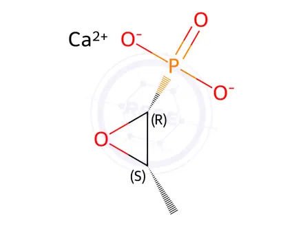 Chemical structure of Fosfomycin calcium