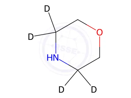 Chemical structure of Morpholine-d4