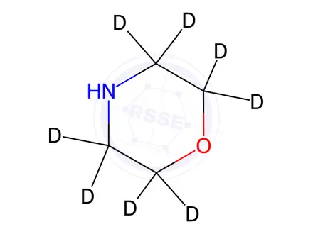 Chemical structure of Morpholine-d8 Hydrochloride