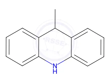 Chemical structure of Acridine, 9,10-dihydro-9-methyl-