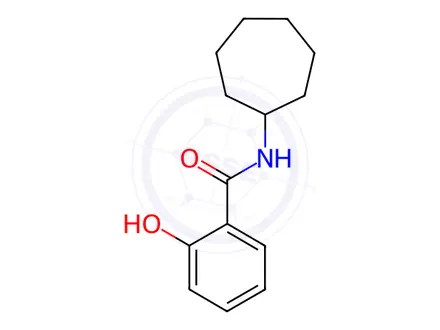 Chemical structure of n-Cycloheptyl-2-hydroxybenzamide