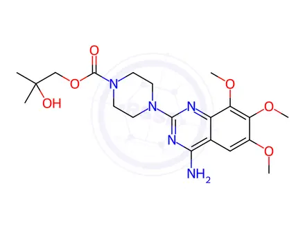 Chemical structure of Trimazosin
