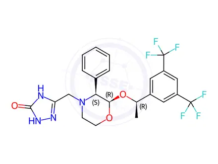 Chemical structure of Aprepitant Impurity 1