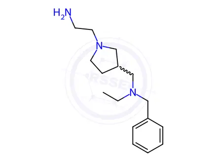 Chemical structure of N-((1-(2-Aminoethyl)pyrrolidin-3-yl)methyl)-N-benzylethanamine