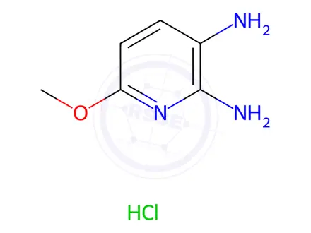 Chemical structure of 6-Methoxypyridine-2,3-diamine Dihydrochloride