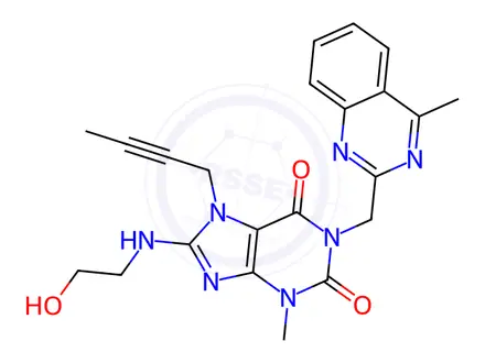 Chemical structure of Linagliptin Impurity 72