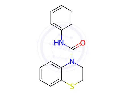 Chemical structure of N-phenyl-2,3-dihydro-4H-benzo[b][1,4]thiazine-4-carboxamide