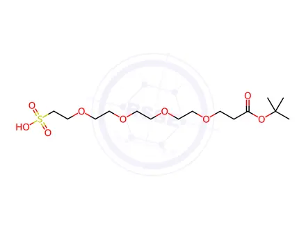 Chemical structure of 17,17-Dimethyl-15-oxo-3,6,9,12,16-pentaoxaoctadecane-1-sulfonic acid