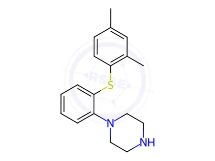Chemical structure of Vortioxetine Hydrobromide Monohydrate