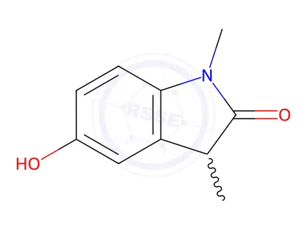 Chemical structure of 5-Hydroxy-1,3-dimethylindolin-2-one