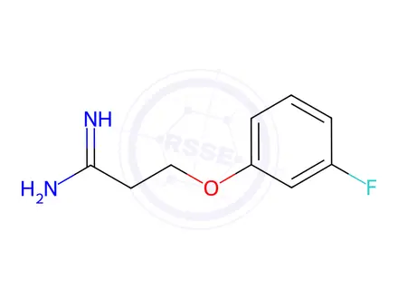 Chemical structure of 3-(3-Fluorophenoxy)propanimidamide
