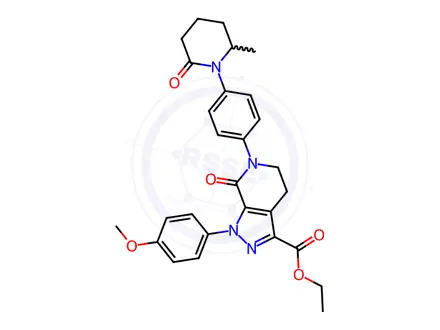 Chemical structure of Apixaban Impurity 34