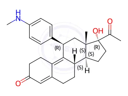 Chemical structure of Ulipristal Impurity 20