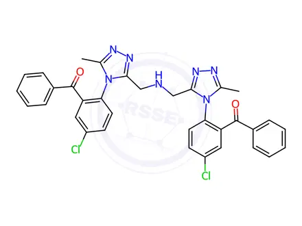 Chemical structure of Alprazolam EP Impurity H