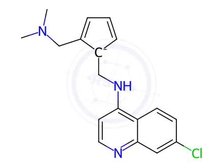 Chemical structure of Ferroquine