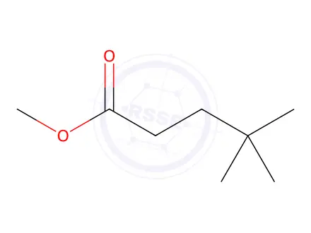 Chemical structure of Pentanoic acid, 4,4-dimethyl-, methyl ester