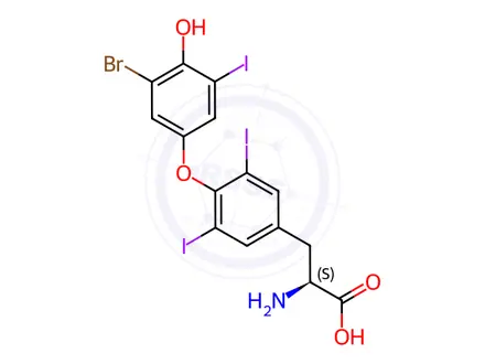 Chemical structure of Levothyroxine Impurity 13