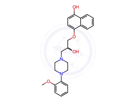 Chemical structure of Naftopidil Impurity 10