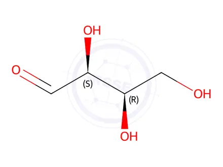 Chemical structure of D-Threose(0.4M aqueous solution)