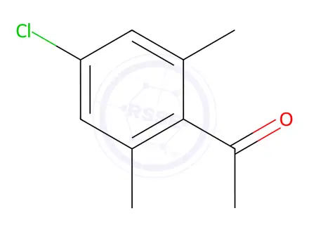 Chemical structure of 1-(4-chloro-2,6-dimethylphenyl)ethanone