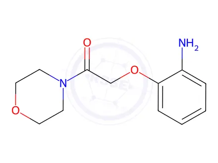 Chemical structure of 2-(2-Aminophenoxy)-1-(morpholin-4-yl)ethan-1-one