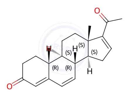 Chemical structure of 16-Dehydro Pregnenolone Acetate Impurity 1