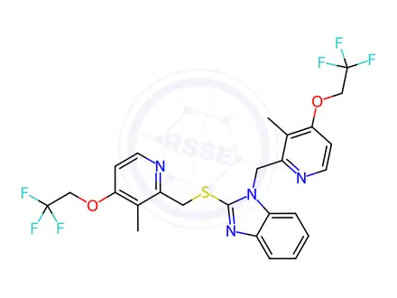Chemical structure of Lansoprazole Impurity 1