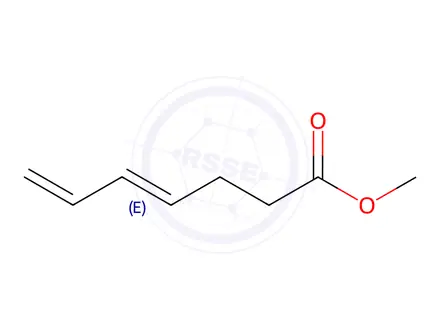 Chemical structure of METHYL HEPTA-4,6-DIENOATE