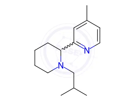 Chemical structure of 2-(1-Isobutylpiperidin-2-yl)-4-methylpyridine