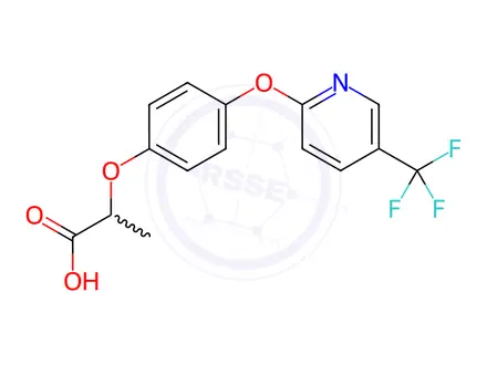 Chemical structure of Fluazifop (free acid)