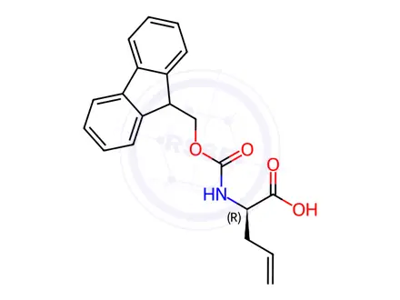 Chemical structure of Fmoc-α-allyl-D-Gly-OH