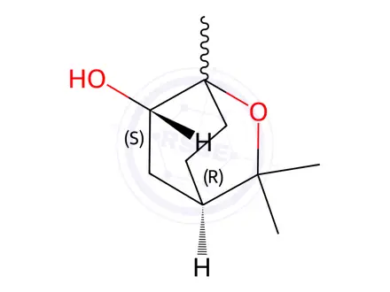 Chemical structure of 2-alpha-Hydroxy-1,8-cineole