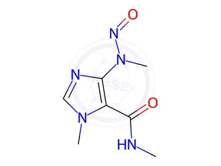 Chemical structure of Caffeine Impurity 12 (N1-Nitroso Caffeine Impurity 5)