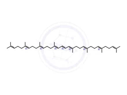 Chemical structure of Lycopene Impurity 1