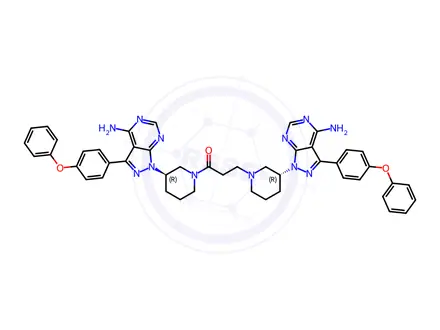 Chemical structure of Ibrutinib Impurity 322