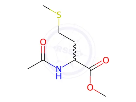 Chemical structure of N-Acetyl Methionine Methyl Ester