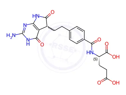 Chemical structure of Pemetrexed Impurity 8